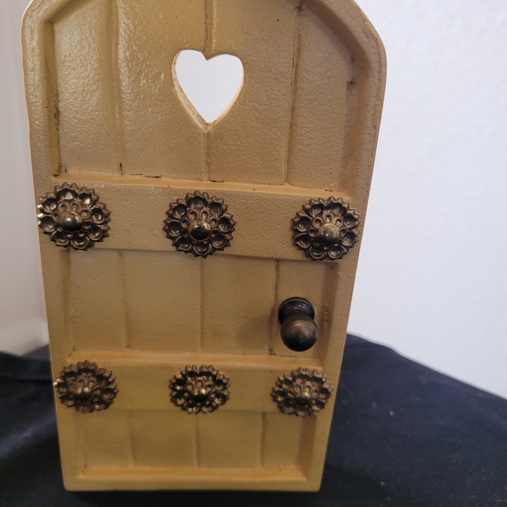 Decorative Fairy Door with Heart Cutout